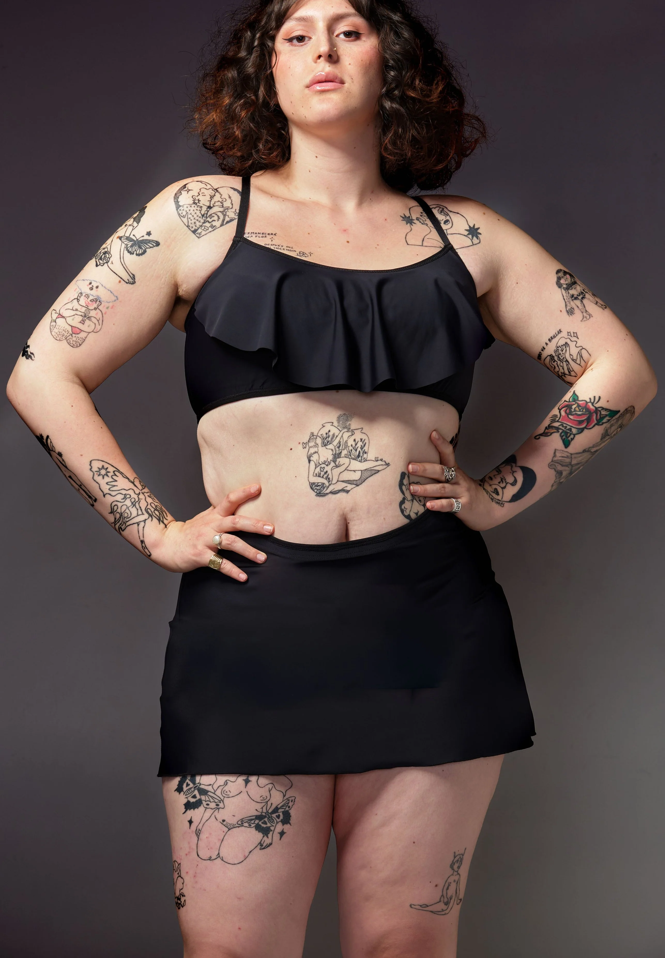 Swim Skirt black - Image 3