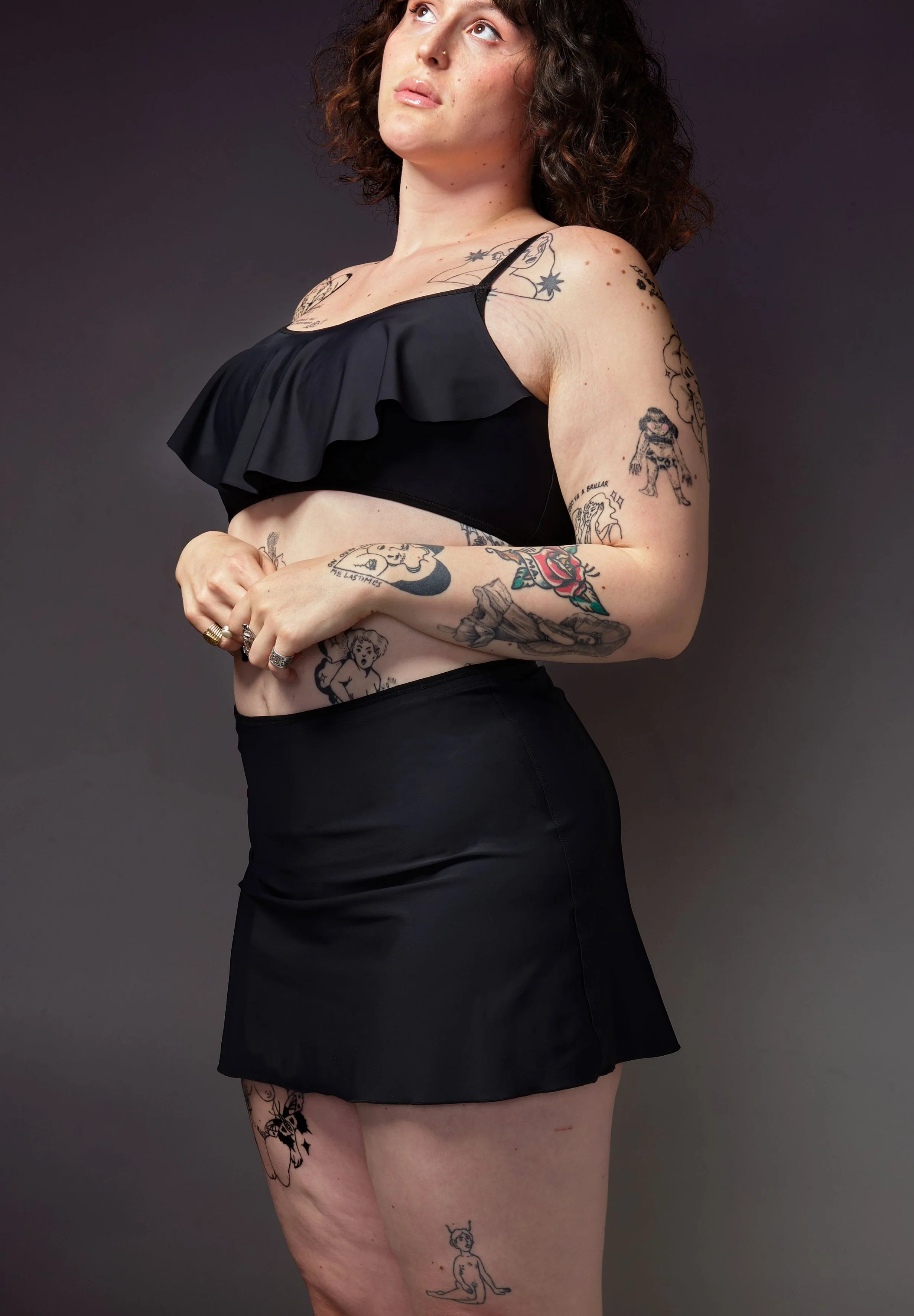 Swim Skirt black - Image 4