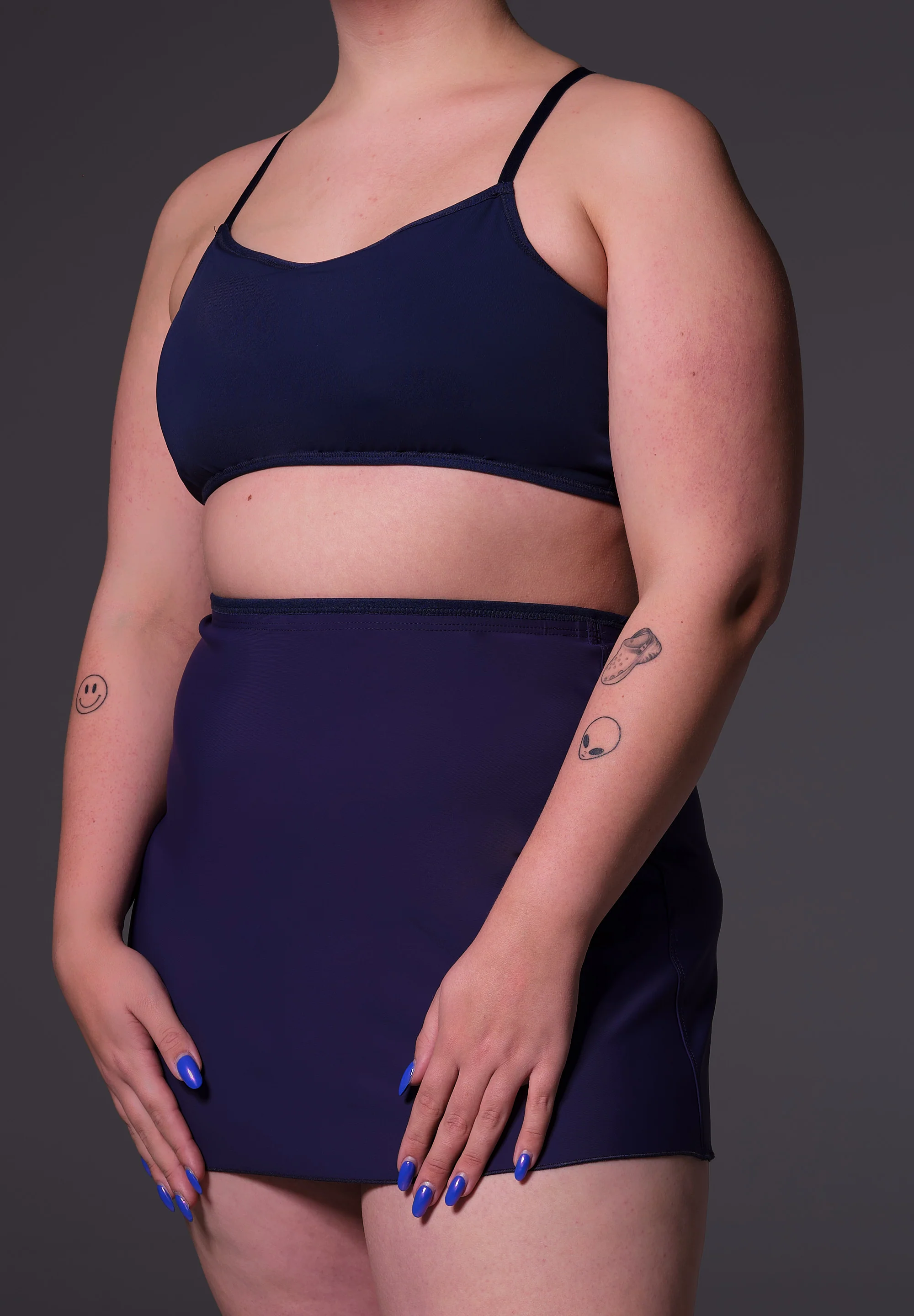 Swim Skirt dark blue - Image 4