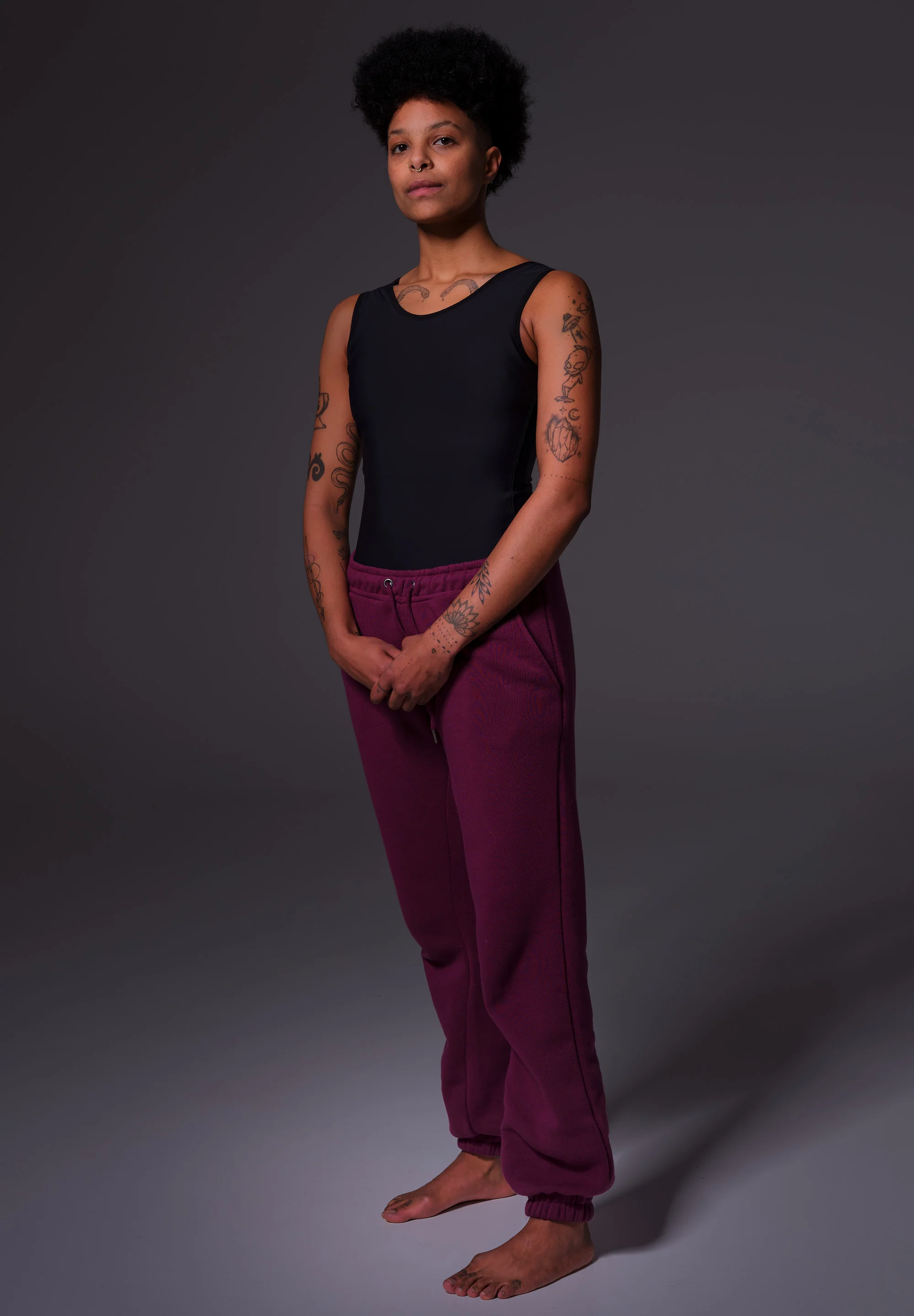 Fitted Built-in Swim Binder black - Image 4