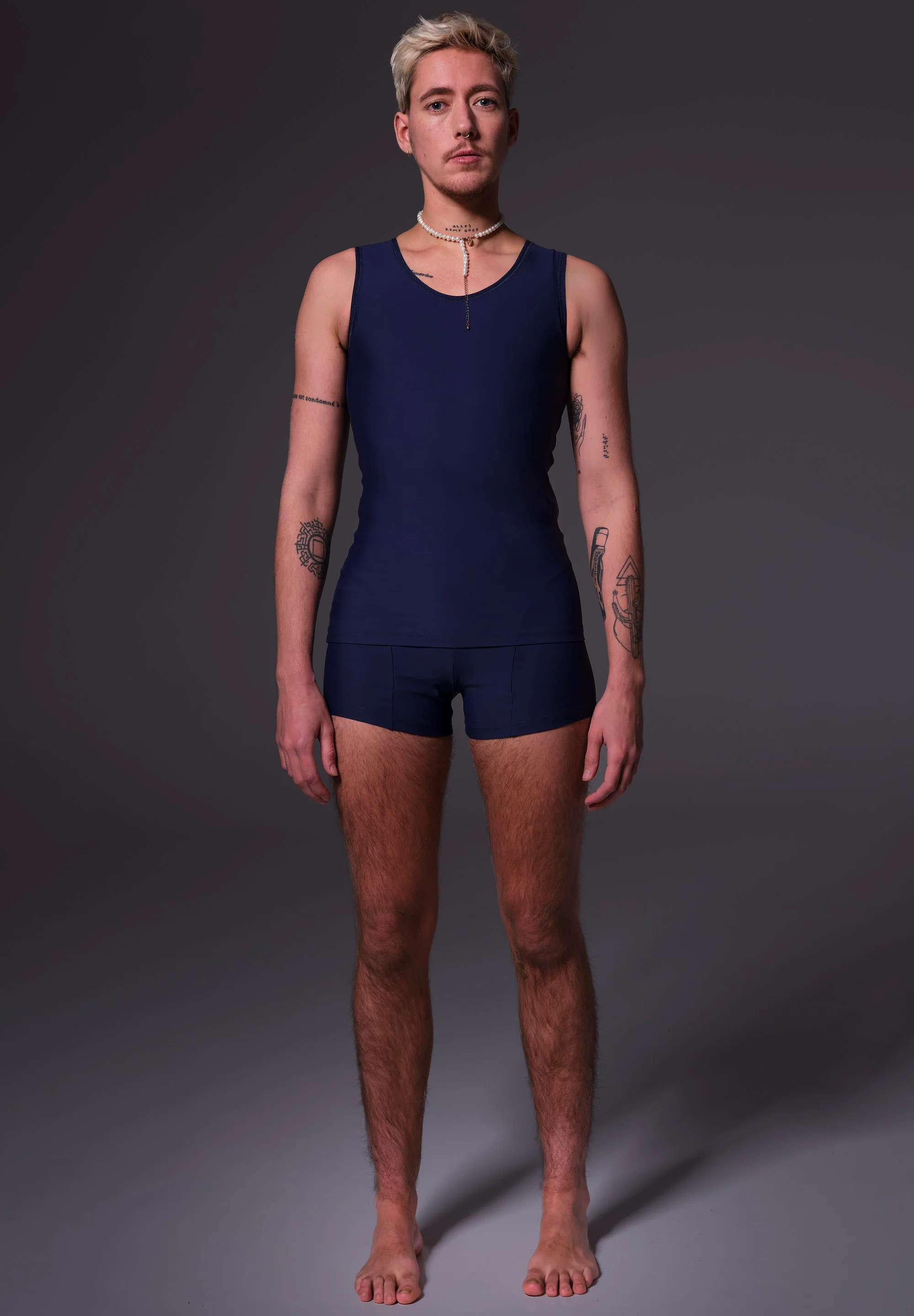 Fitted Built-in Swim Binder dark blue - Image 4