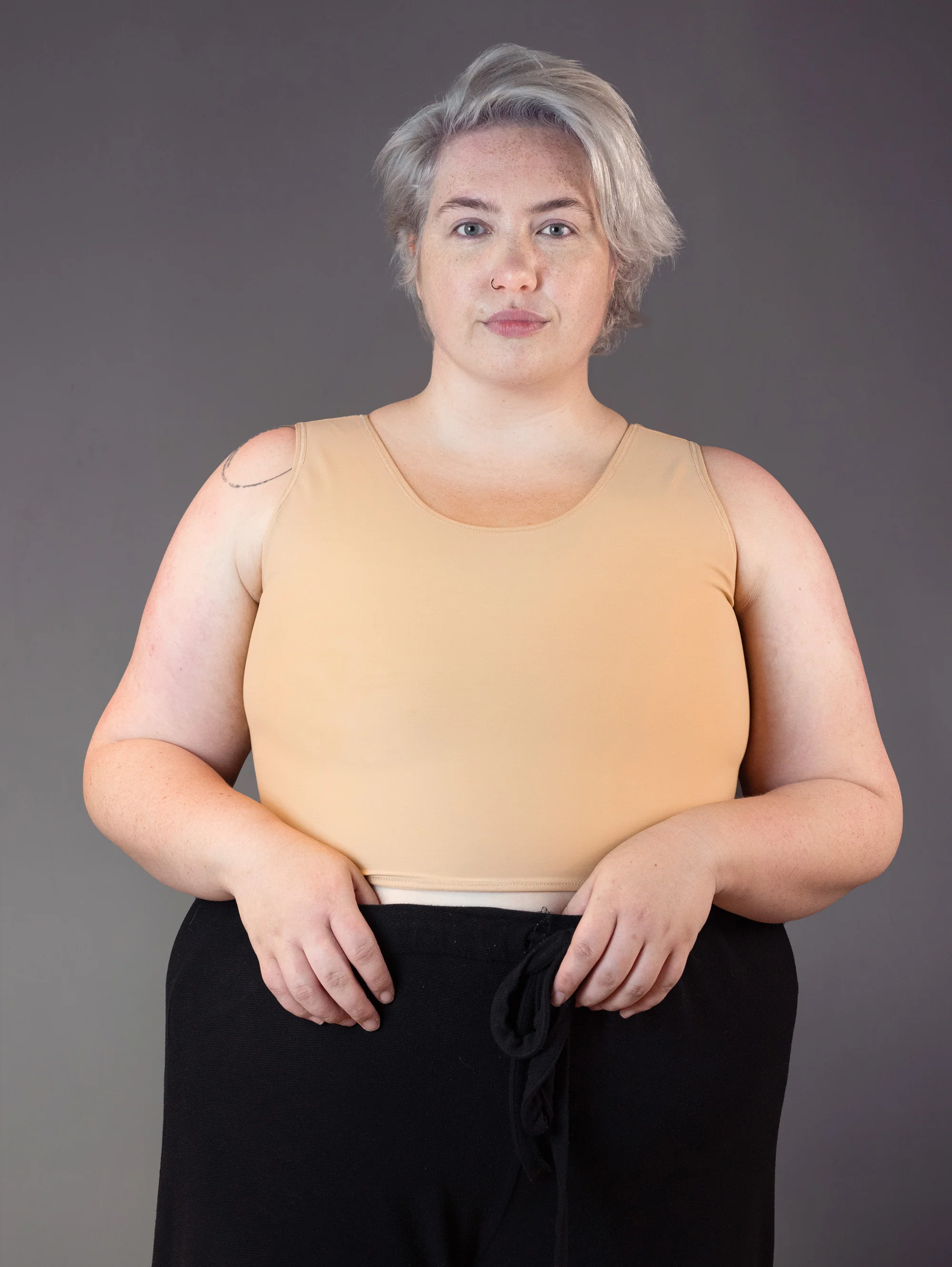 Short Binder caramel - Image 4